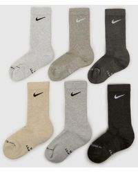 Nike - Everyday Crew Socks 6 Pack - Lyst