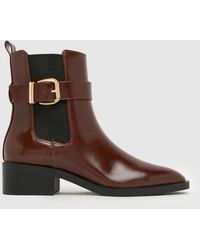 schuh - Cadie Buckle Chelsea Boots - Lyst