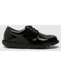 Kickers - Lo Mono Patent Flats - Lyst
