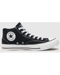 Converse - All Star Malden Trainers In Black & White - Lyst