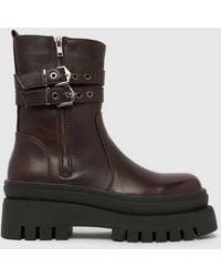 SIMMI - Riyad Chunky Buckle Boots - Lyst