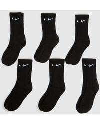 Nike - Everyday Crew Socks 6 Pack - Lyst