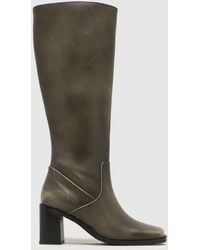 schuh - Delight Leather Knee Boots - Lyst