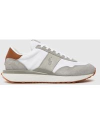Polo Ralph Lauren - Train 89 Trainers In White & Grey - Lyst
