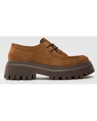 schuh - Lyrica Suede Shoe Flats - Lyst