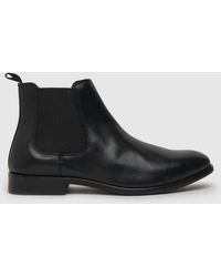 Schuh - Dominic Leather Chelsea Boots In - Lyst
