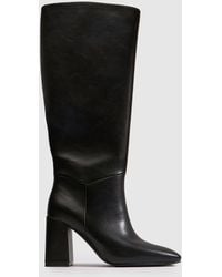 schuh - Daphne Square Toe Knee Boots - Lyst
