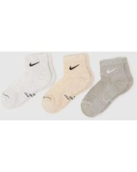Nike - Everyday Ankle Socks 3Pk - Lyst