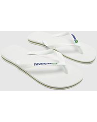 Havaianas - Brasil Logo Sandals - Lyst