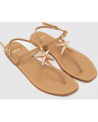 schuh - Tove Shell Sandals - Lyst