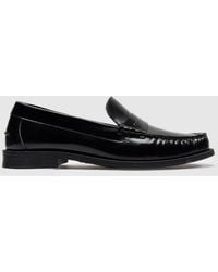 schuh - Liverpool Penny Leather Loafer Flats - Lyst