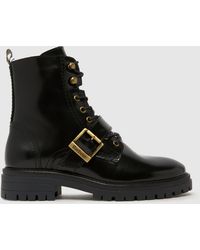 Barbour - Ouseburne Biker Boots - Lyst