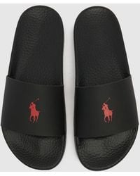 Polo Ralph Lauren - Polo Slide Sandals In - Lyst