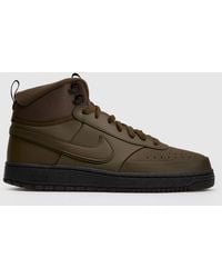 Nike - Court Vision Mid Trainers - Lyst