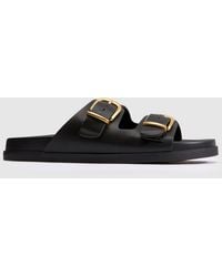 schuh - Trish Buckle Footbed Sandals - Lyst