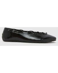 Steve Madden - Pointe Ballerina Flats - Lyst