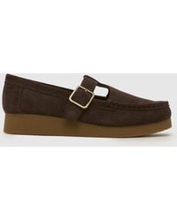 Clarks - Wallabee Evo Bar Flats - Lyst