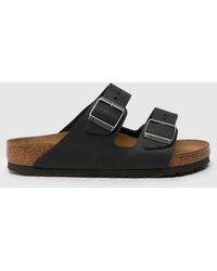 Birkenstock - Arizona Oiled Leather Sandals, Size: 7 (Eu 40) - Lyst