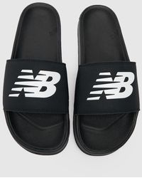 Mens Sandals Save 35% slides and flip flops New Balance Denim 200 V1 Slide Sandal in Black for Men slides and flip flops New Balance Sandals 