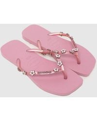 Havaianas - Square Slim Stylish Flip Sandals - Lyst