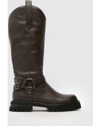 SIMMI - Galveston Biker Boots - Lyst