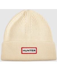 HUNTER - S Boot Acksley Knit Ribbed Beanie - Lyst