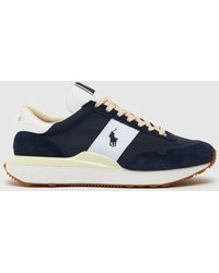 Polo Ralph Lauren - Train 89 Trainers In Navy & White - Lyst