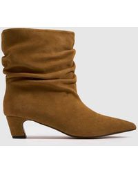 schuh - Bluebell Suede Slouch Boots - Lyst