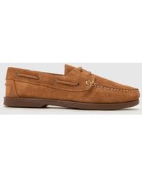 schuh - Patient Suede Boat Shoes - Lyst