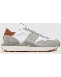 Polo Ralph Lauren - Train 89 Trainers In White & Grey - Lyst