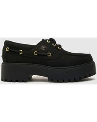 Timberland - Stone Street Boat Flat Shoes - Lyst