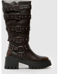 SIMMI - Berlin Chunky Biker Boots - Lyst