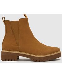 TOMS - Women's Brown Dakota Boots - Lyst