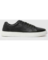 schuh - Whit Leather Lace Up Trainers - Lyst