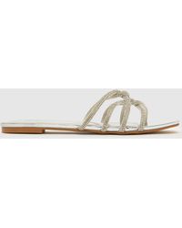 SIMMI - Esther Bling Slide Sandals - Lyst