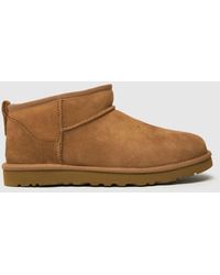 UGG - Suede Classic Ultra Mini Boots - Lyst