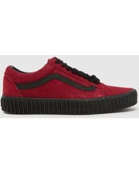 Vans - Old Skool Creeper Trainers - Lyst