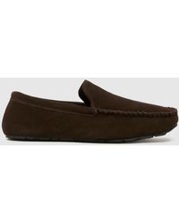 schuh - Sandro Suede Mocassin Slippers - Lyst