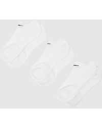 Nike - No Show Socks 3 Pack - Lyst