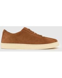 schuh - Wilson Suede Slim Sole Trainers - Lyst