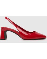 schuh - Shae Slingback Court Low Heels - Lyst