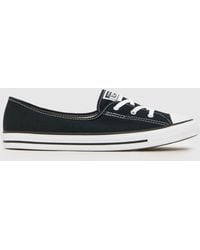 Converse - All Star Ballet Lace Slip Trainers - Lyst