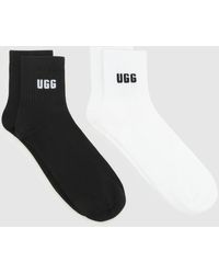 UGG - Quinlin Quarter Socks 2 Pack - Lyst