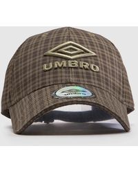 Umbro - Check Print Cap - Lyst