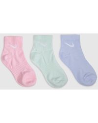Nike - Kids Ankle Sock 3 Pack - Lyst