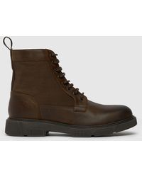 Schuh Connor Lace Up Boot Boots - Brown