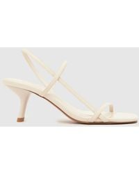 schuh - Sav Strappy Kitten High Heels - Lyst