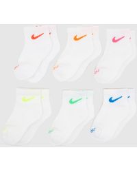 Nike - Kids Ankle Socks 6 Pack - Lyst
