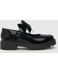 Kickers - Kick Kori Mary Jane Bow Flat Shoes - Lyst