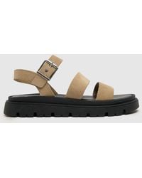 Schuh - Tina Chunky Suede Sandals In - Lyst